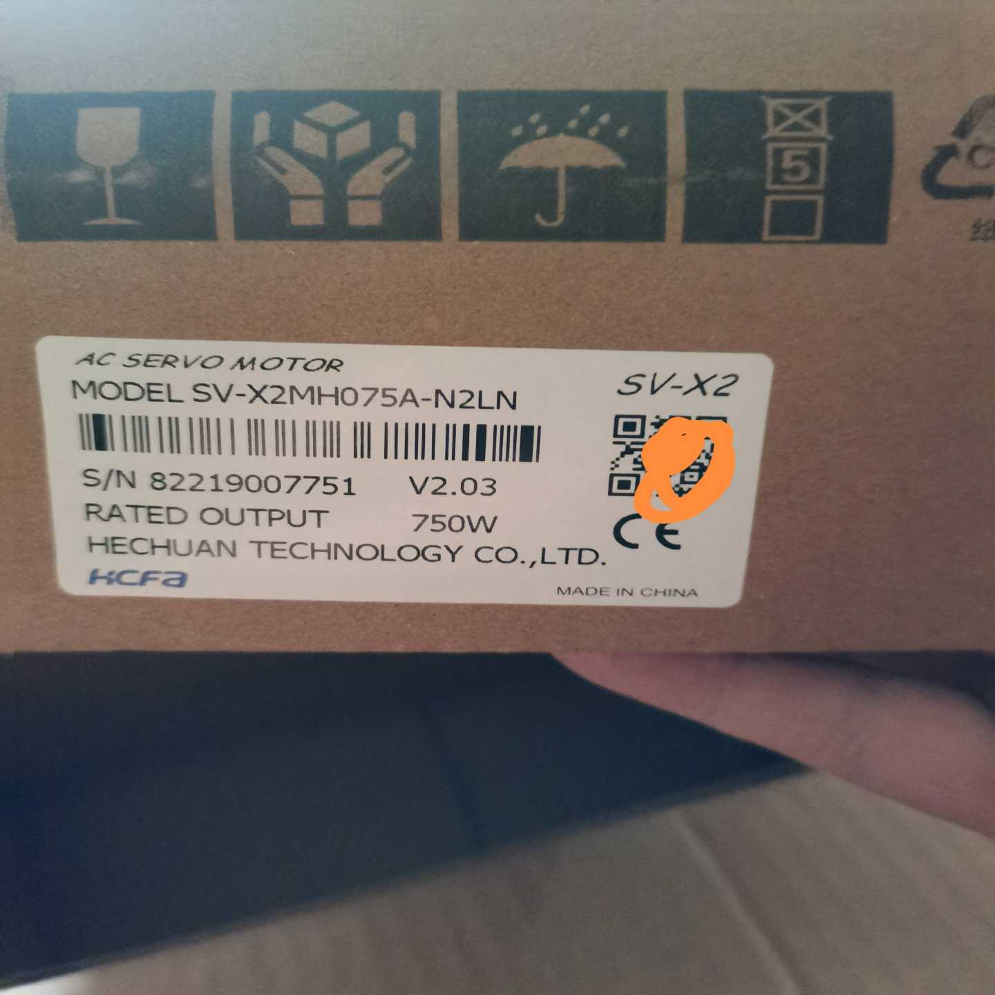 【议价】禾川750W伺服驱动器电机SV-X2EA075A-A，SV-~也接维修