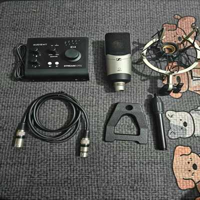 二手AUDIENTiD4OTG声卡二手森海塞尔MK4电--议价商品