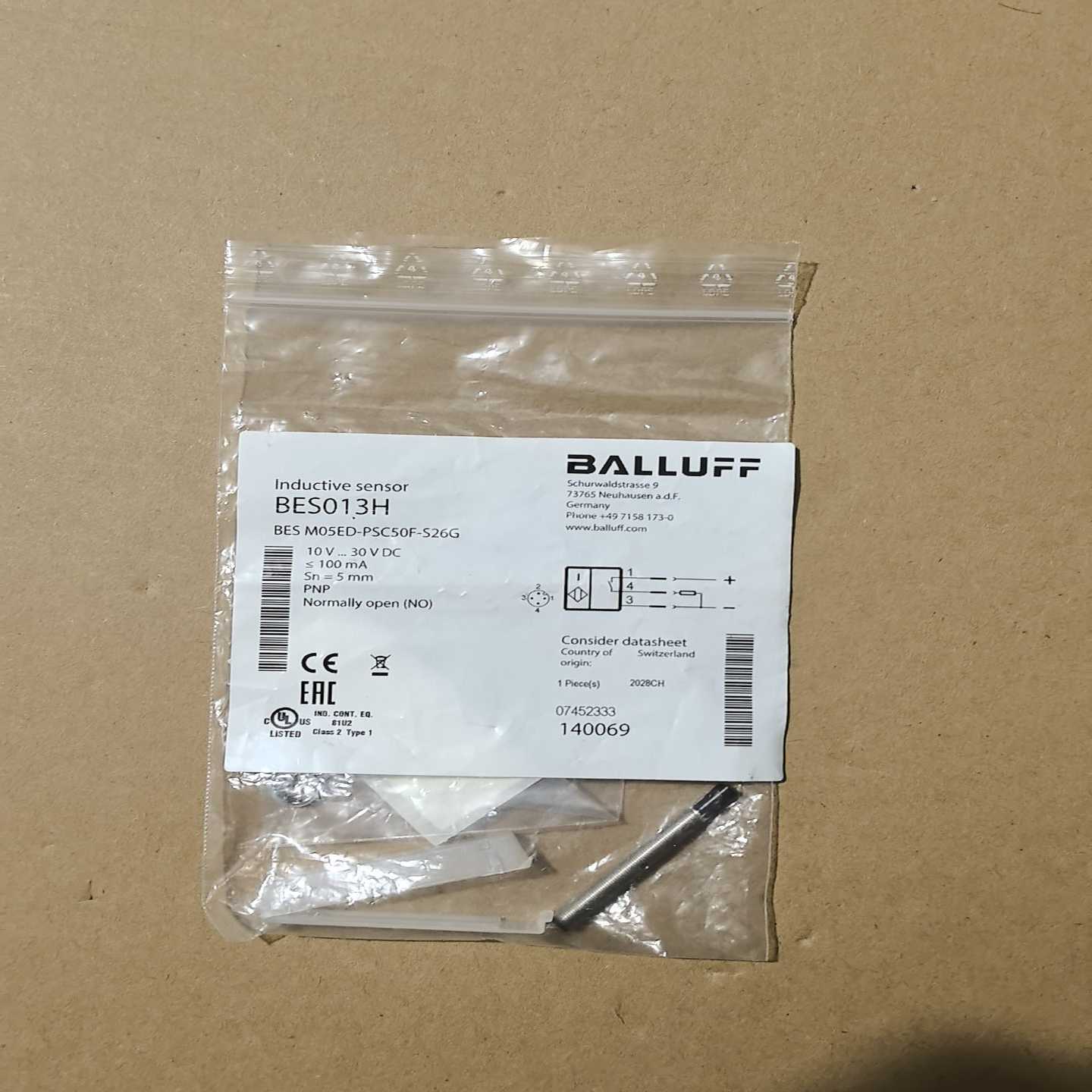 BES013H巴鲁夫BESM05ED-PSC50F询价