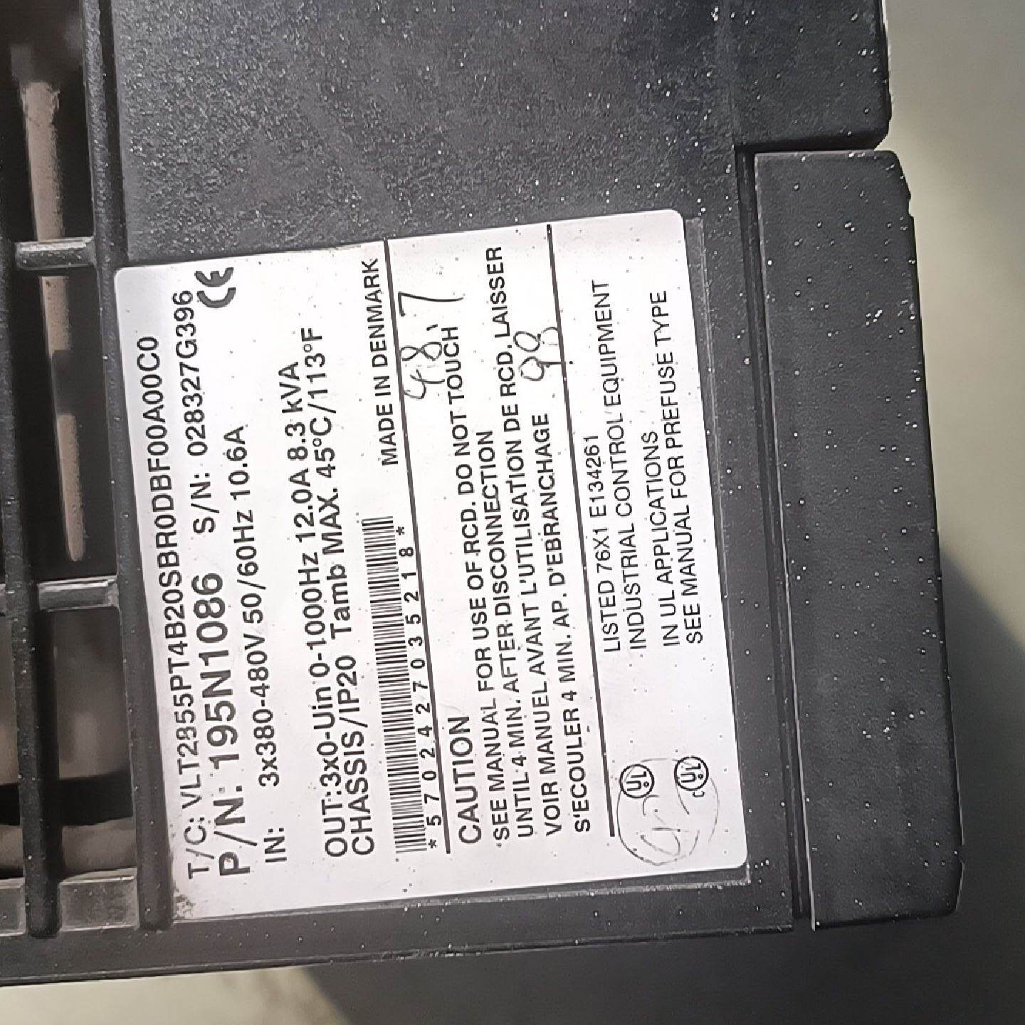 丹弗斯VLT2855PT4B20SBR0DBF00A00C0--议价商品