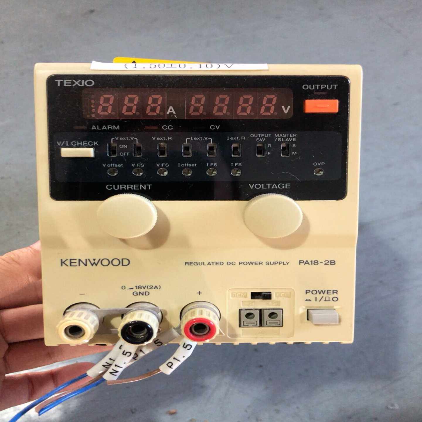 （议价）日本建伍KENWOOD，PA18-2B精密线性直流可调电