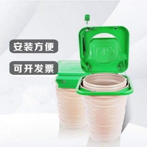 户外四分类环保型脚踏式地埋垃圾桶小区景区全封闭防异味果皮箱