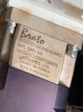 议价韩国BRATO减速器090-10行星减速器拆机包好实图拍漂亮
