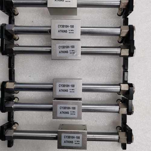询价ATKINS无杆气缸CY3B10H-100，成色如图