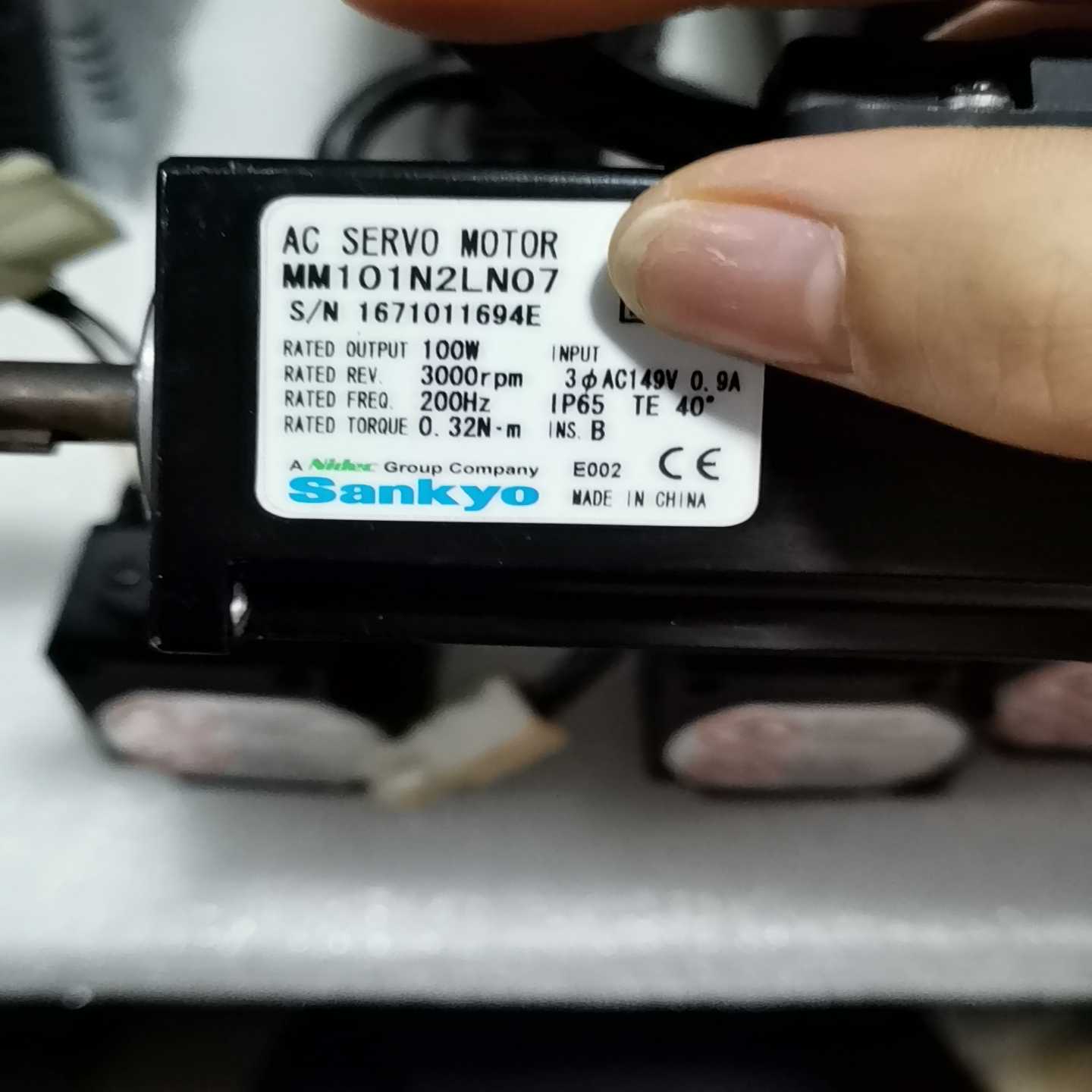 MM101N2LN07电机拆机包好，成色新，原相机实物--议价商品