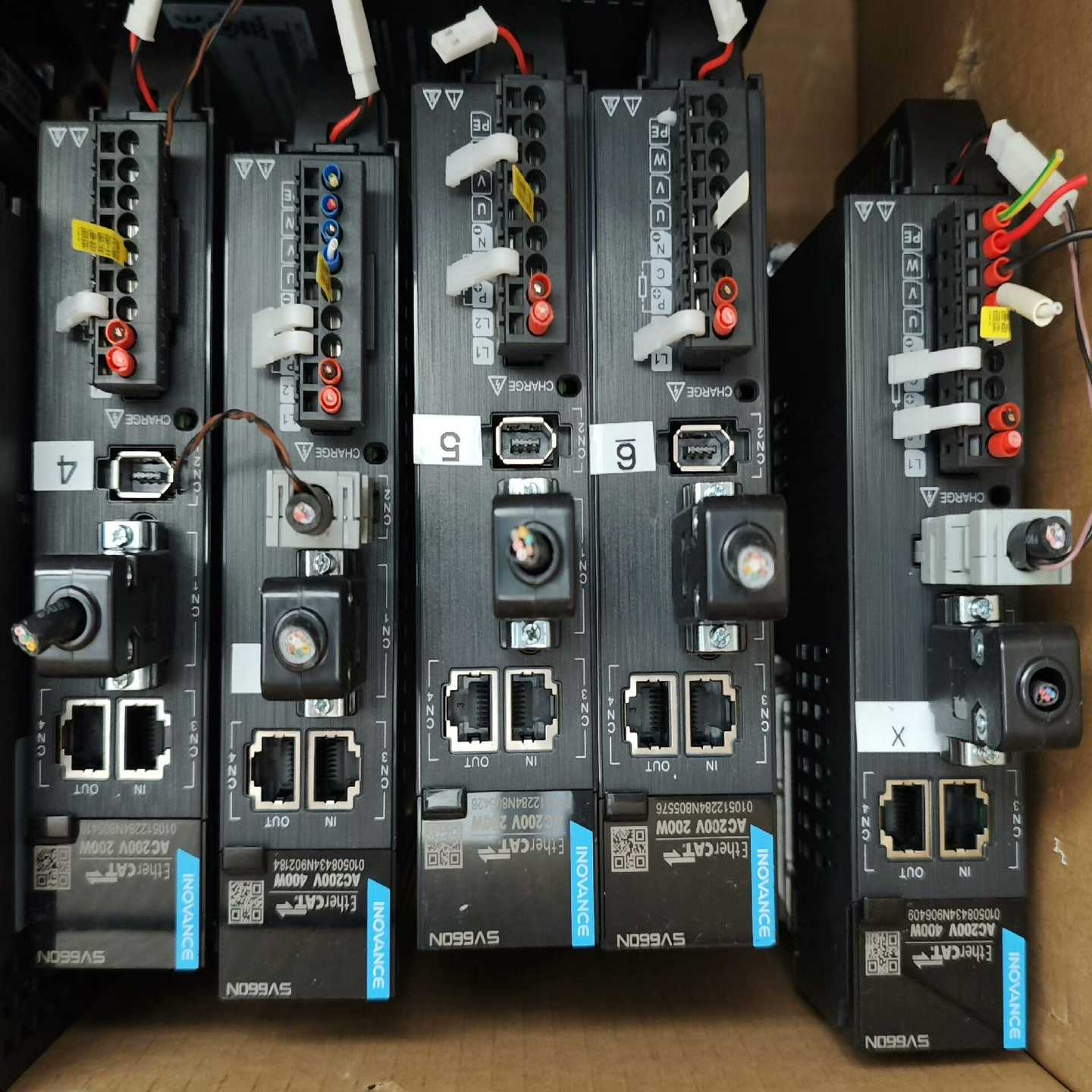 （洋洋设备）汇川660N伺服驱动器SV660NS1R6I总线200W驱动