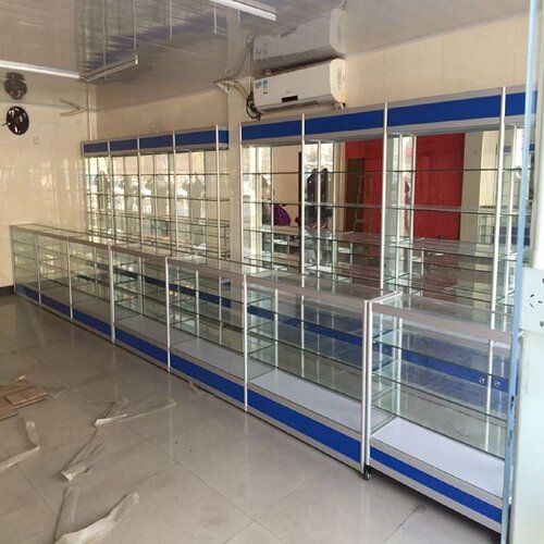 药店货架药房专用药品展示柜西药柜诊所收银台玻璃背柜中岛中药柜