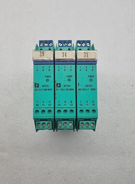 PEPPERLFUCHS KFD2SDEX1.4890A SOLENOID DRIVER SET OF 3 FREE F