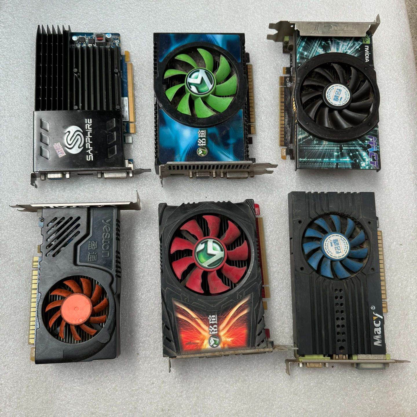 大量拆机 各款品牌  2G显卡--议价商品