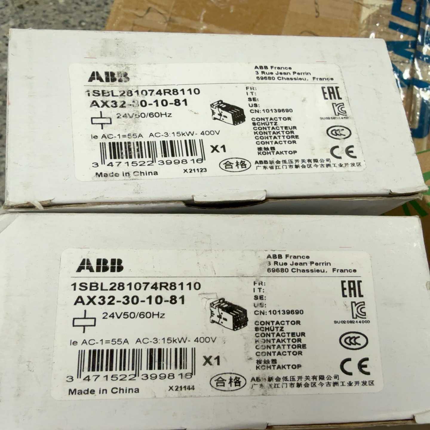 新款交流接触器AX32-30-10-81*24V*1询价