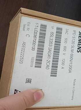 (询价)S120 IPD卡空冷式非调节型电源模块6SL3353