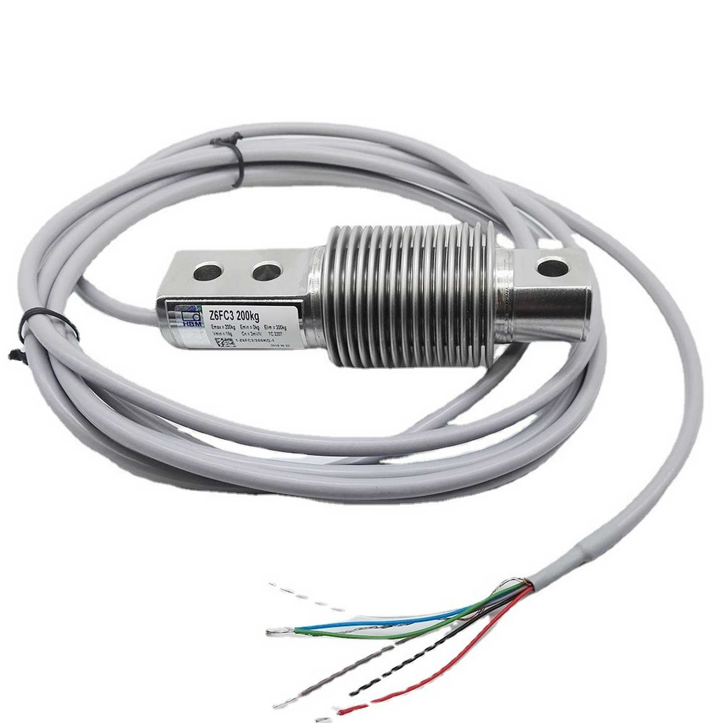 Z6FC3/10b0kg高精度100kg200kg不锈钢波纹管称重传感