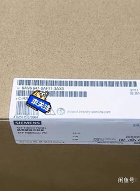 6AV66470AF113AX0西门子触摸屏包装配件齐议价