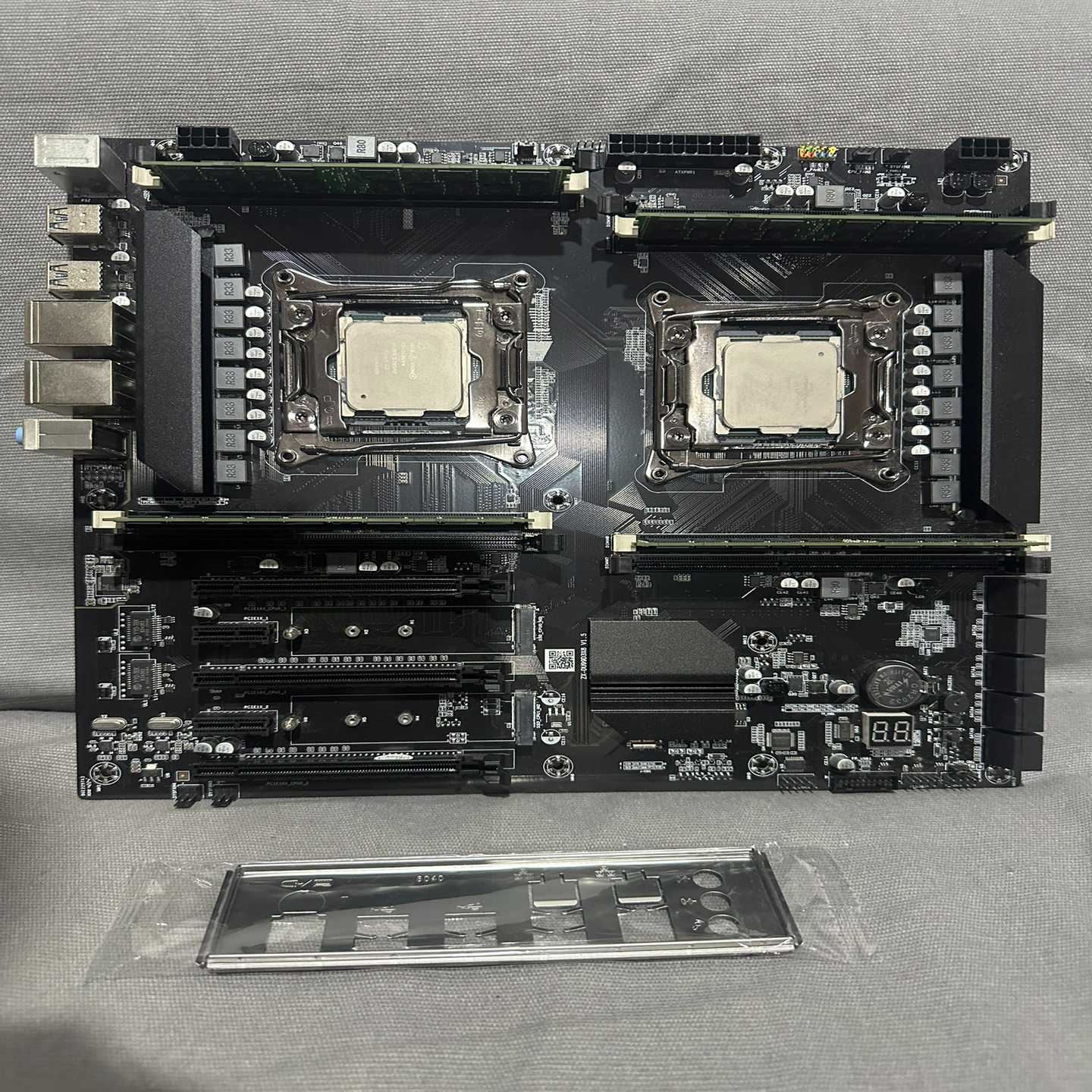 科脑X99双路d3,16相供电可鸡血,支持V3/V4CPU-议价