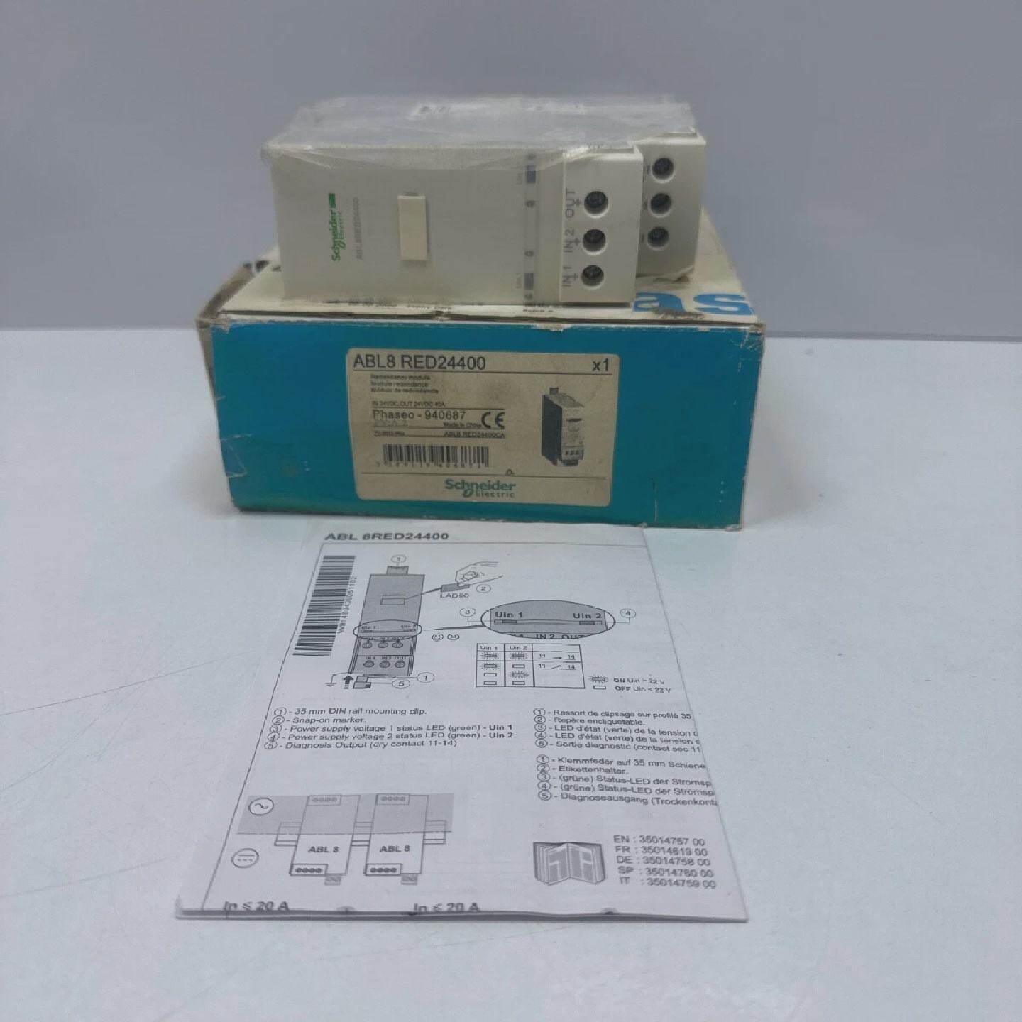 Schneider Electric ABL8RED24400 Redundancy Module - 实物图