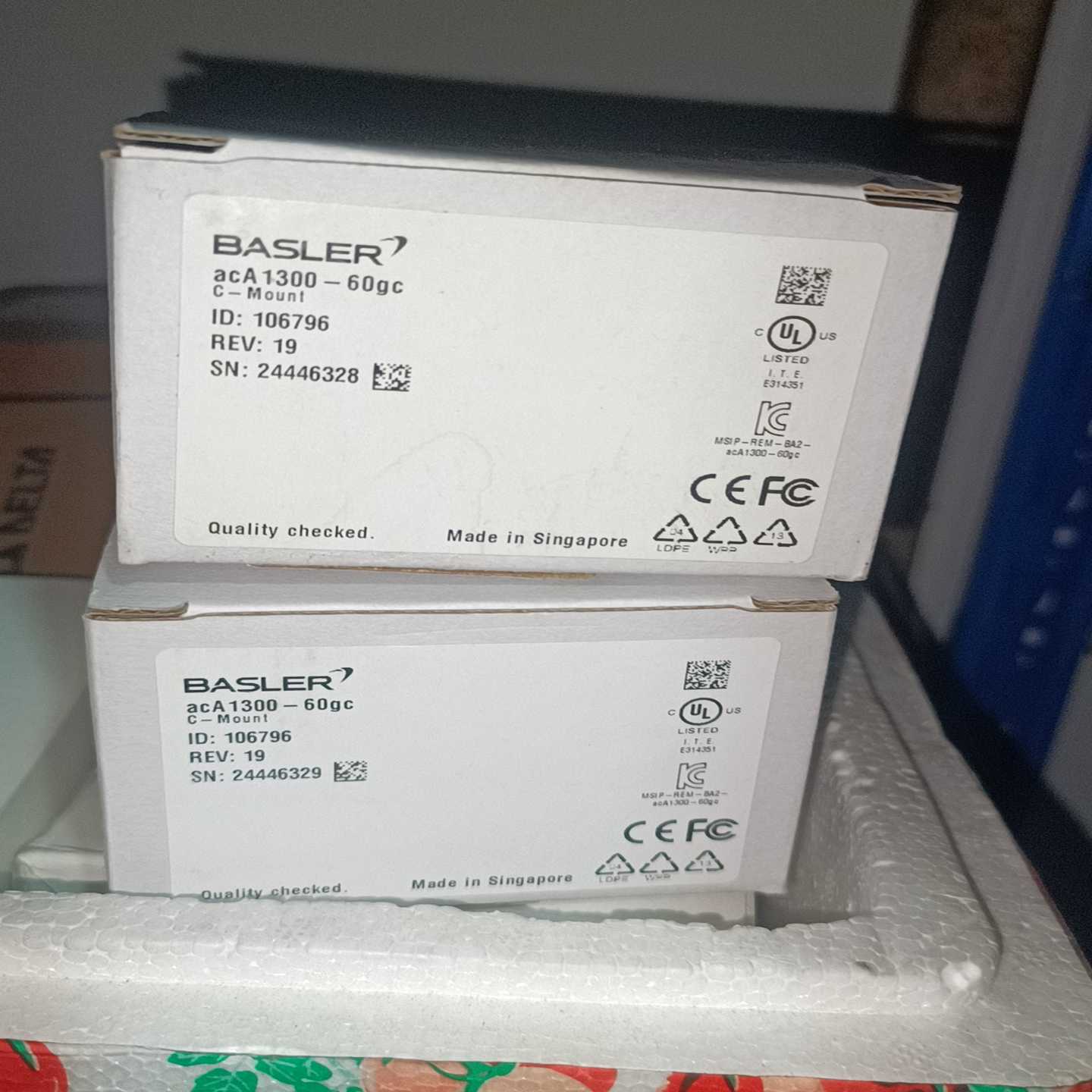 SN24巴斯勒acA1300-60GC，，两~询价