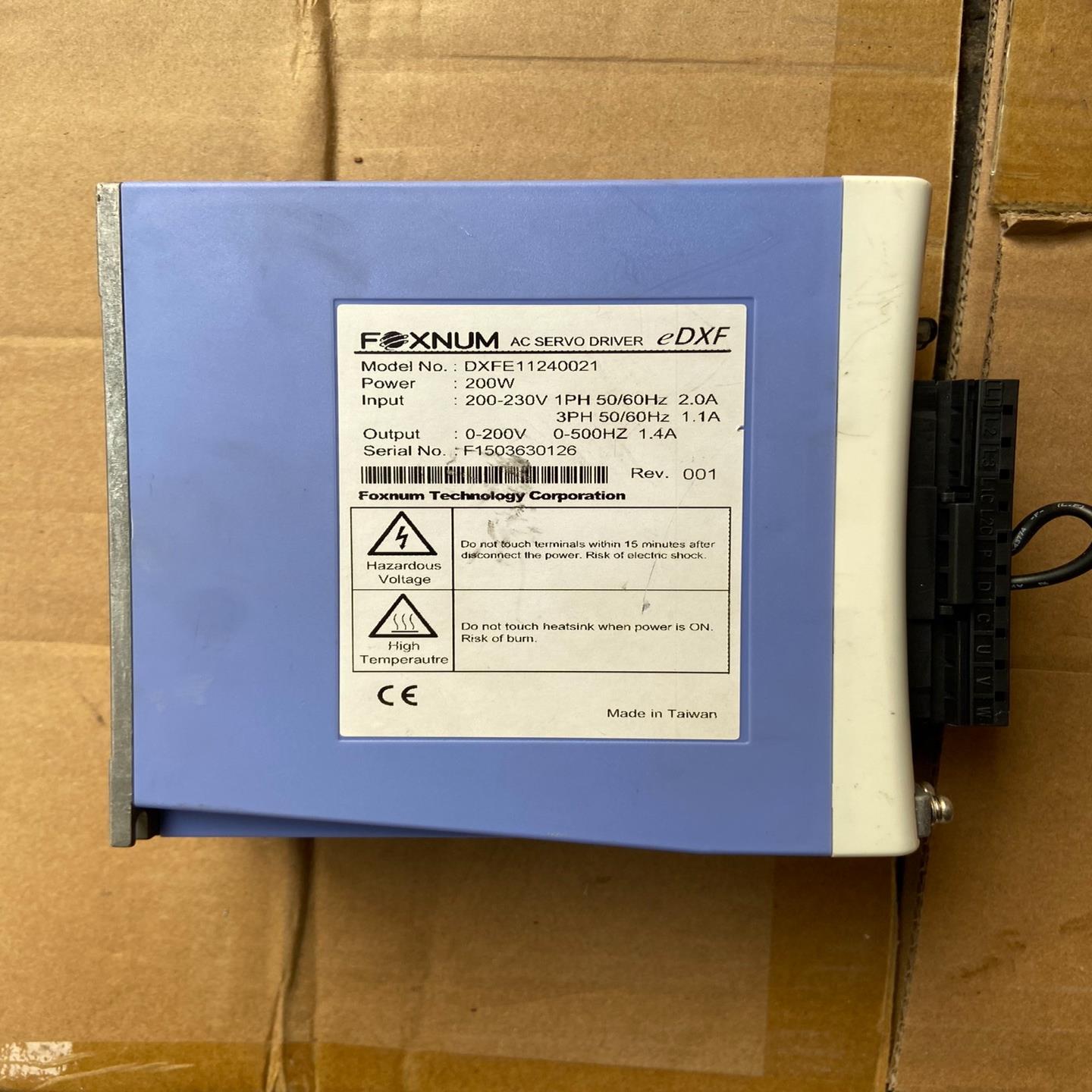 FOXNUM伺服驱动器DXFE11240021200W--议价商品