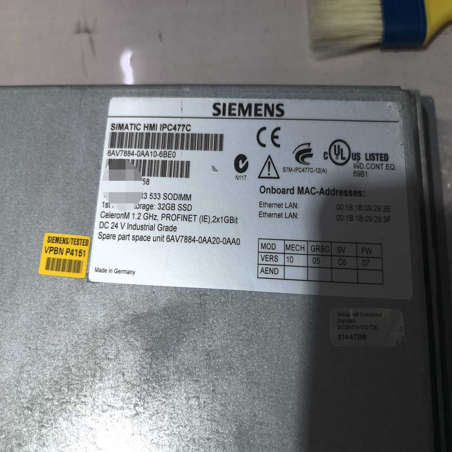 6AV7884-0AA10-6BE0成色新功能完好少量现货议--议价商品