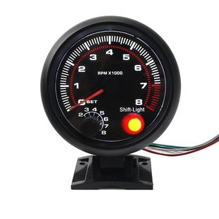 转速表 8RPM机械式 汽车改装 配件汽车转速表3.75英寸通用LED显示0