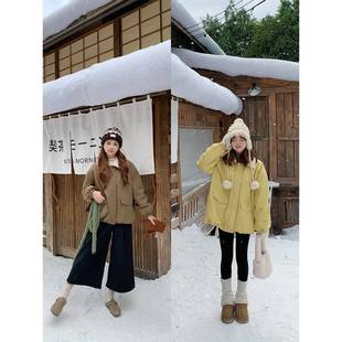 两色棉服 小个子休闲工装 美丽合作款 限购一件