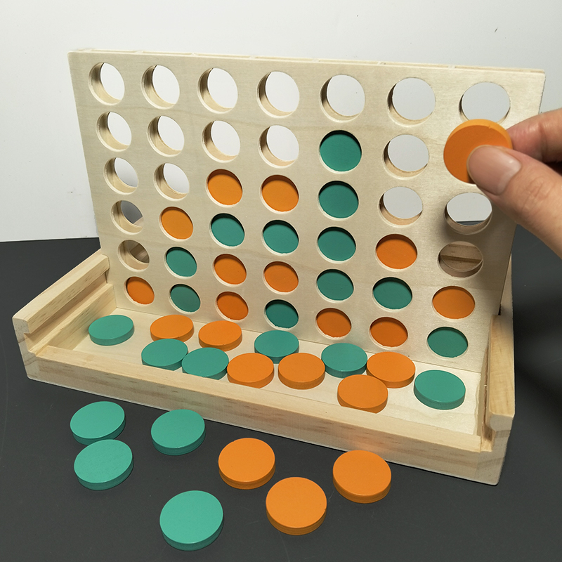 儿童趣味立体四子棋四连棋玩具