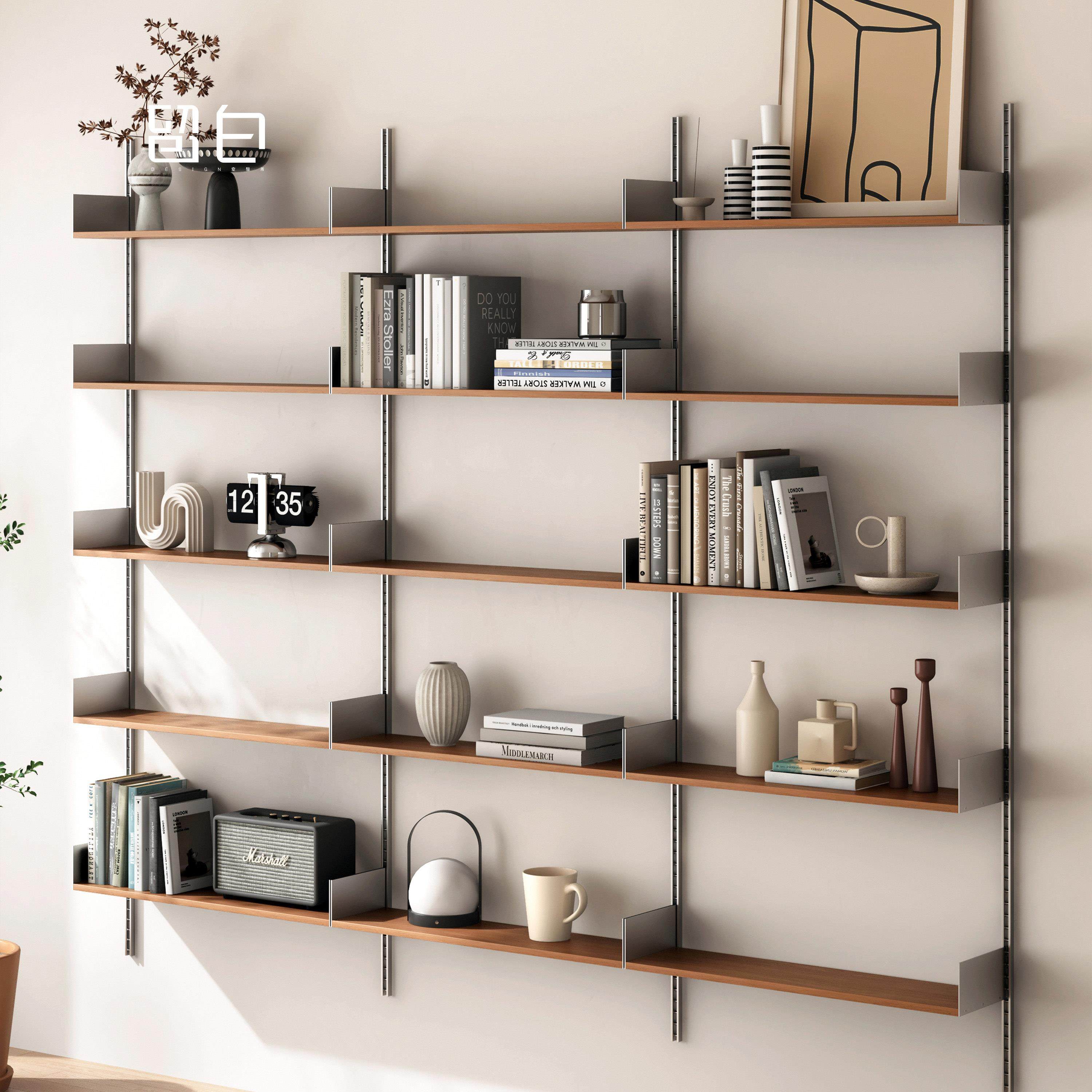 中古墙上置物架vitsoe606轨道书架实木壁挂展示架可调节一字隔板,住宅家具,搁板/置物架/家用陈列架,淘宝优惠券,粉丝福利购,淘宝优惠卷