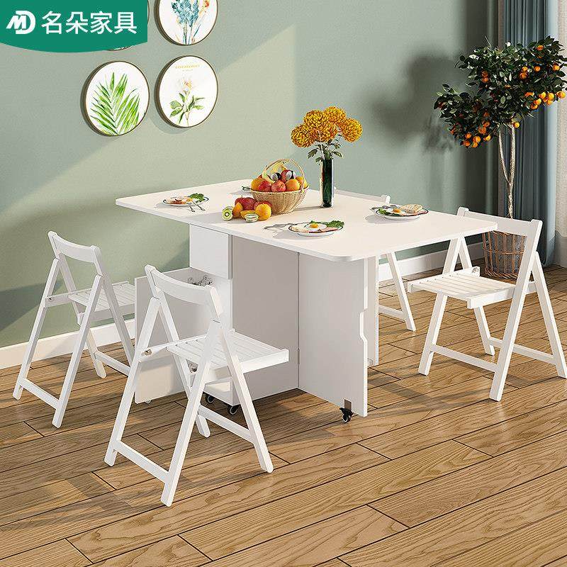 现代简约可伸缩折叠收纳简易餐桌椅多功能家用小户型餐边柜5E-009,住宅家具,板木餐桌,淘宝优惠券,粉丝福利购,淘宝优惠卷