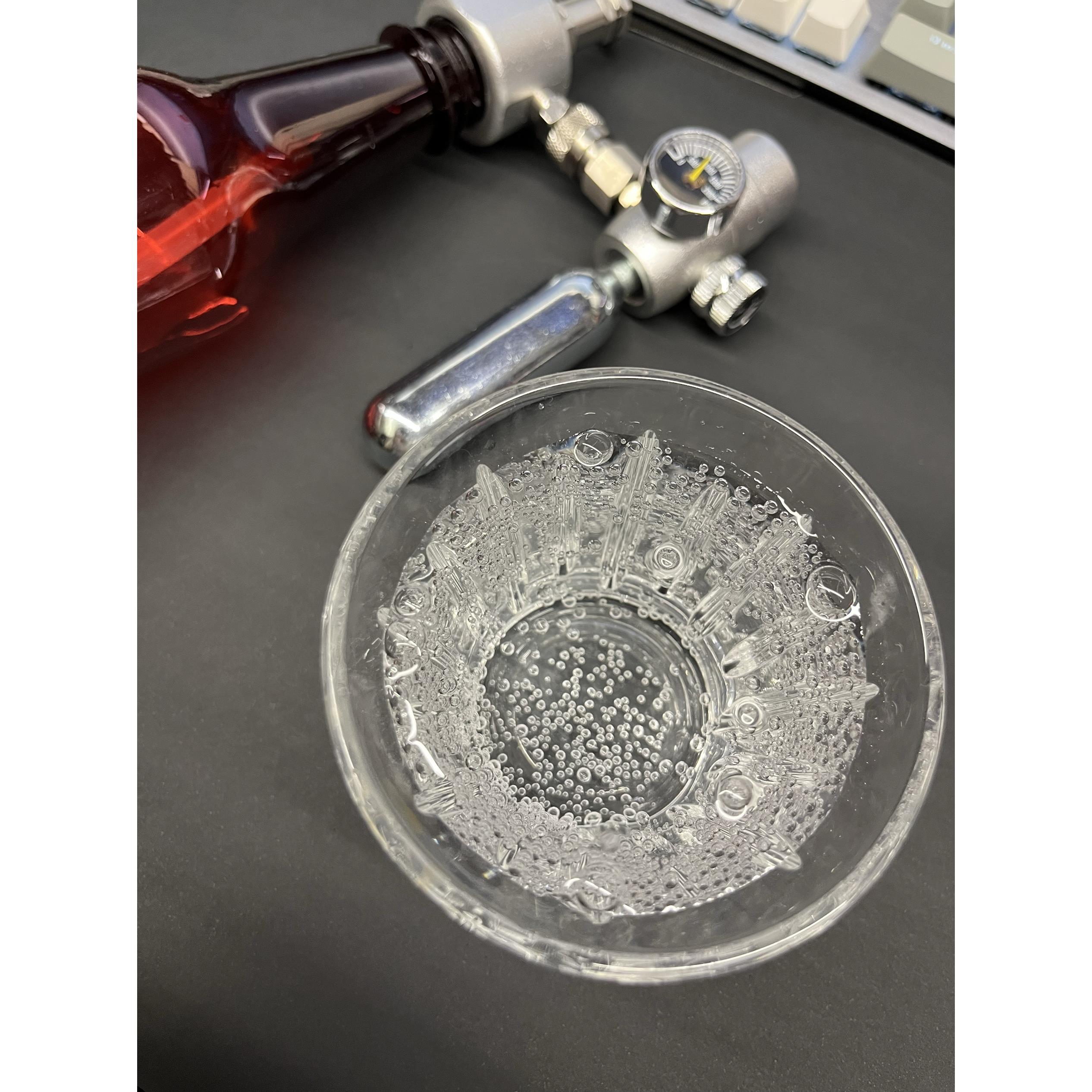 气动咖啡机苏打水配件通用快接头食品级自制气泡水碳酸饮料PET瓶