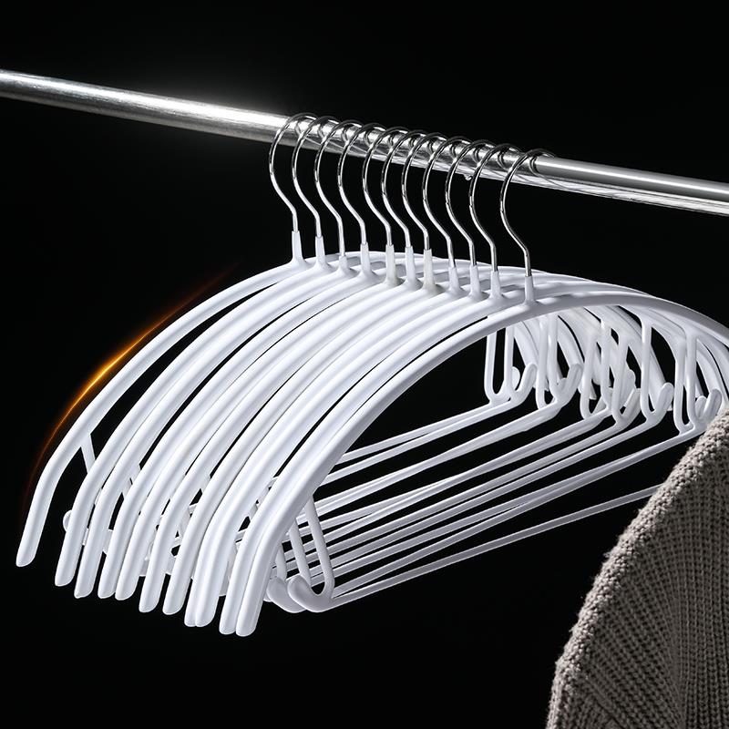 4192.家用浸塑衣架金属防滑衣架子无痕衣撑高档衣架 米木日式家居