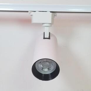 品士LED防眩射灯15W20W30W40W直筒款服饰家具展厅轨道灯二线220v