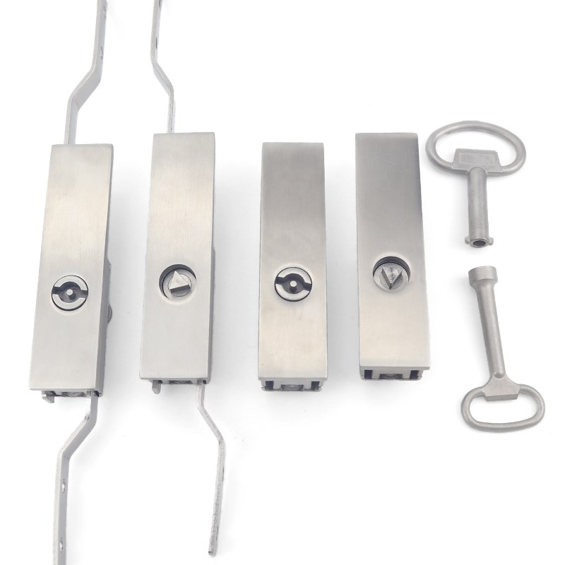 仿威图控制柜配件 304不锈钢锁配电箱锁MS821天地连杆锁