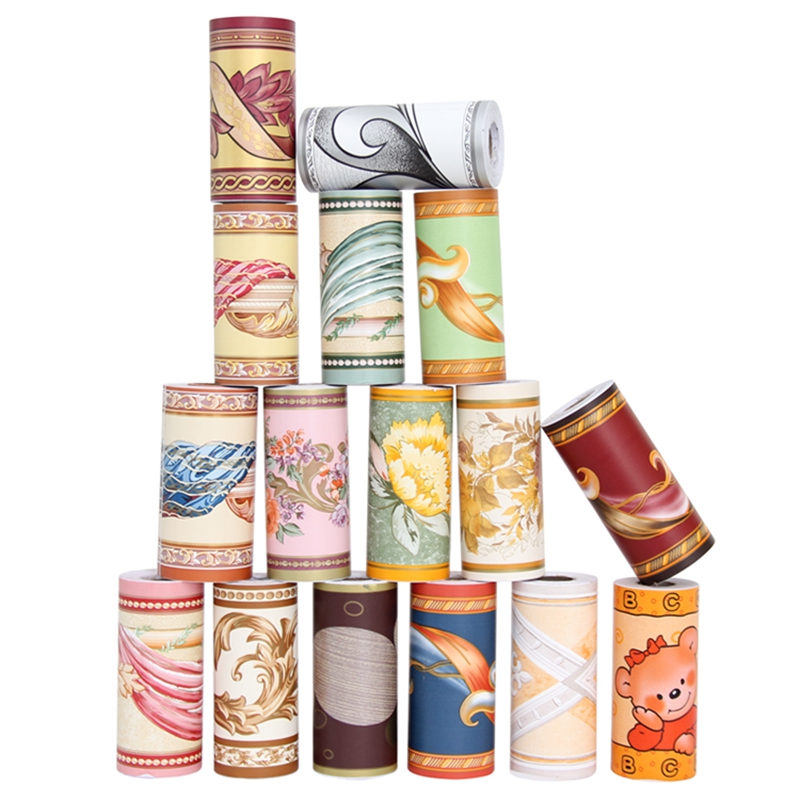 白色踢脚线贴纸自粘 防水客厅地板卫生间瓷砖装饰地脚线仿木纹pvc