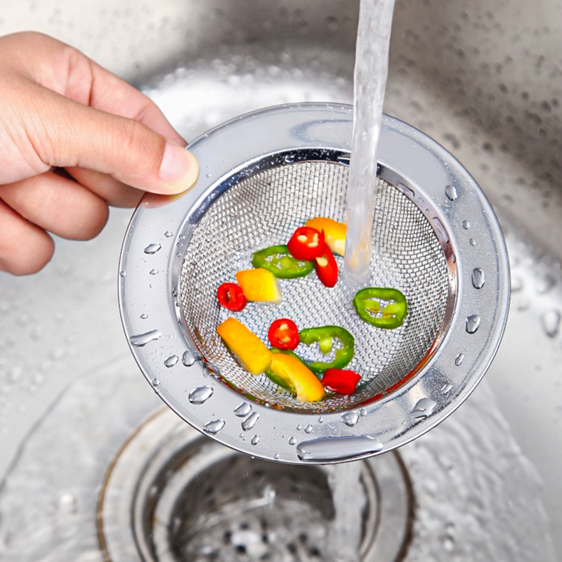 厨房水槽过滤网洗碗槽不锈钢过滤器洗菜盆水池垃圾下水道漏网通用