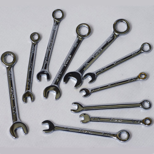 台湾宝工 HW-609A 小型梅开扳手组 英制梅花扳手 英制开口扳手