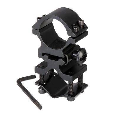 固定卡扣双管圆管小型激光器狙击瞄准镜8字环十字镜导轨管夹大号