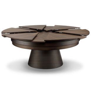 弗莱彻变形餐桌 可扩大伸缩放大饭桌弗莱切圆桌10/12/14/16人