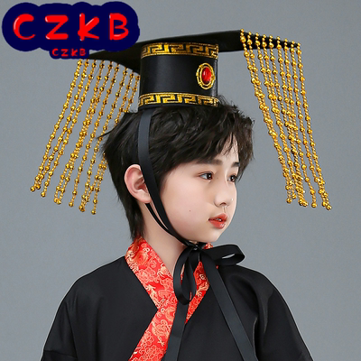 汉朝唐龙帽汉代皇帝帽子大汉天子