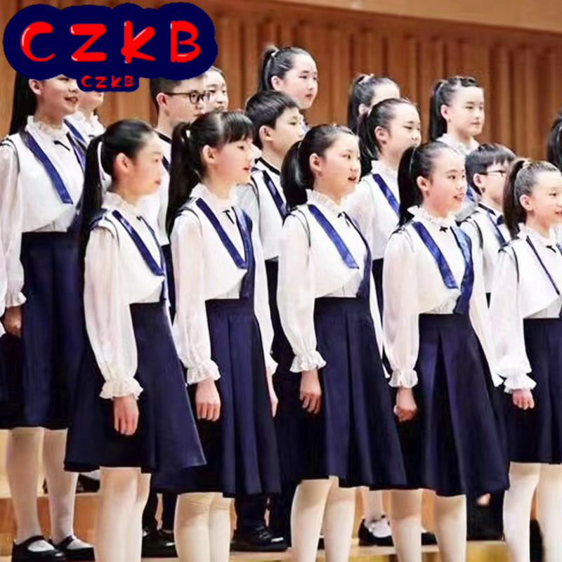 元旦儿童合唱演出服新款中小学生