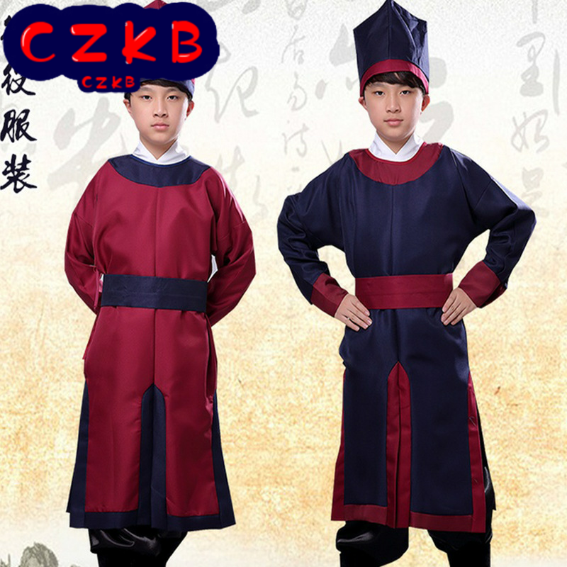捕快儿童衙役服装官兵话剧演出服