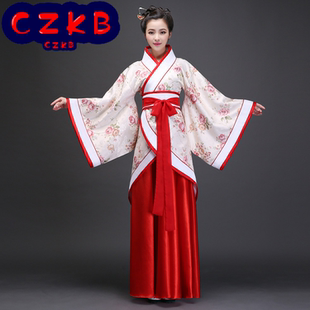 古装唐装汉服女唐朝拖尾贵妃服装婚服仙公主美女装演出服装古代