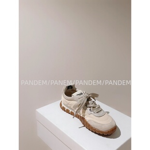 PANDEM/11.2 封神品质！冬季芭蕾德训鞋女款复古厚底运动休闲鞋