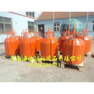 海上石油工程用管道浮筒 聚氨酯实心填充浮标浮球 航道浮标