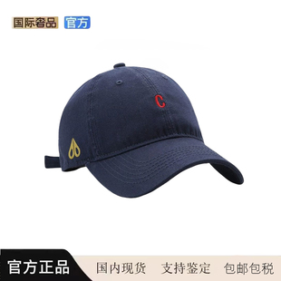 MOOSE剪刀四季夏季新款帽子软顶鸭舌帽春夏遮阳帽小C字母棒球帽子