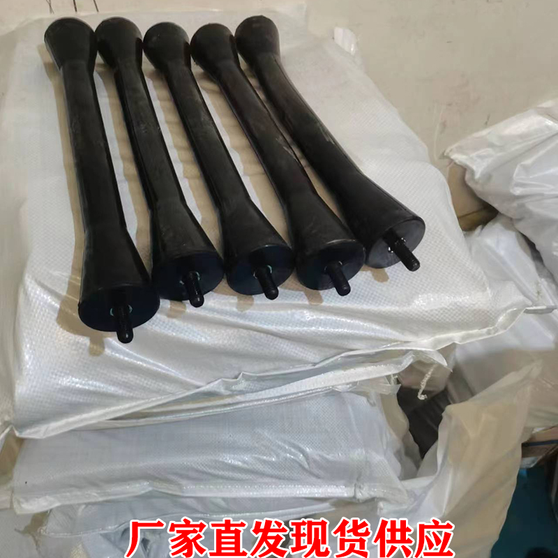 圆形摇摆筛优质橡胶拉簧圆摇用的橡胶拉棒标准M12-420450规格拉簧
