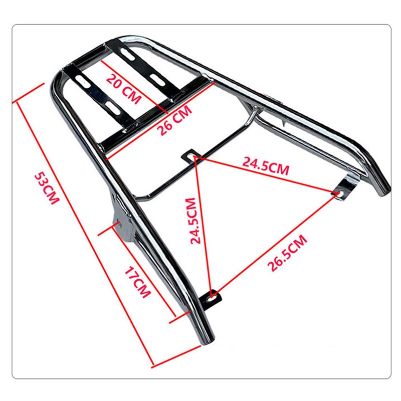 小力鹰电动车改装货架后备箱支架尾翼后尾架助力车载物架改装衣架