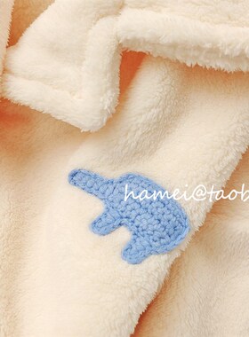 【蓝色大象】新款加厚复合绒法兰绒简约温婉长款睡袍浴袍女款冬款