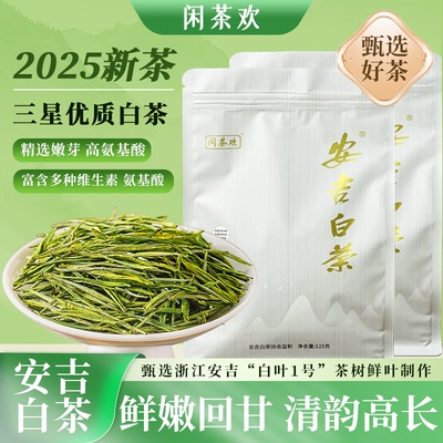 安吉白茶2025年新茶特级明前