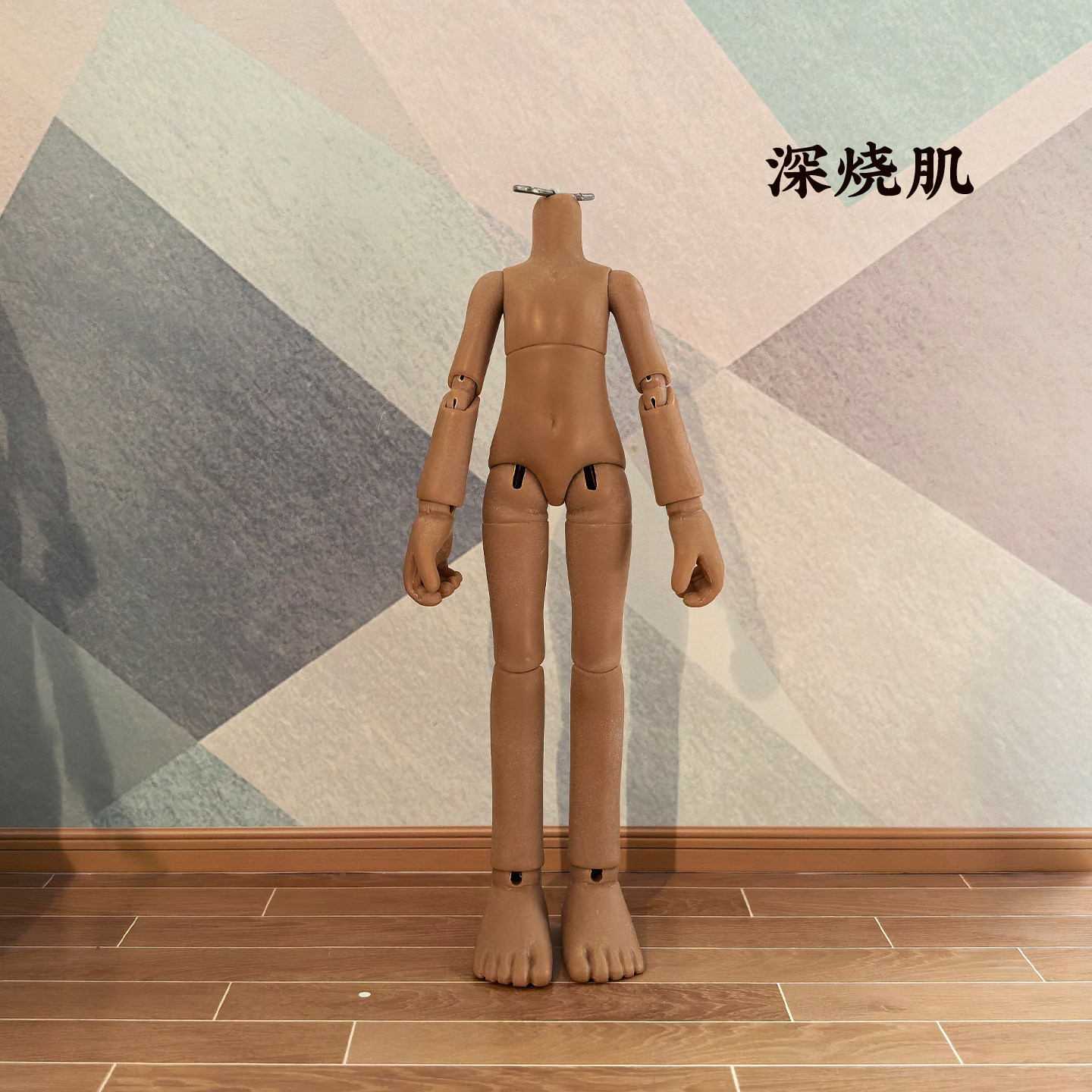 thumbnail for Lantern Club spot yam body 12 points BJD body ob11 big feet GSC baby head 13cm height baby clothes baby shoes