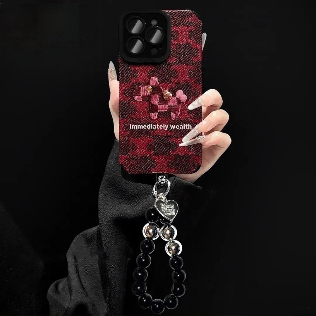 新年英文小马新款马年适用苹果17Pro手机壳iPhone16max12小米15华为mate80pura70k60note14荣耀500x100iqoo13,3C数码配件,手机保护套/壳,淘宝优惠券,粉丝福利购,淘宝优惠卷