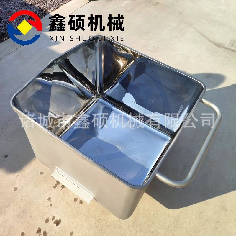 不锈钢加厚板材料斗车食品小料车  食品厂用肉馅月饼馅料小推车,清洗/食品/商业设备,肉制品加工设备,淘宝优惠券,粉丝福利购,淘宝优惠卷
